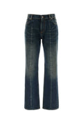 Blue Flared Mid Rise Jeans 1