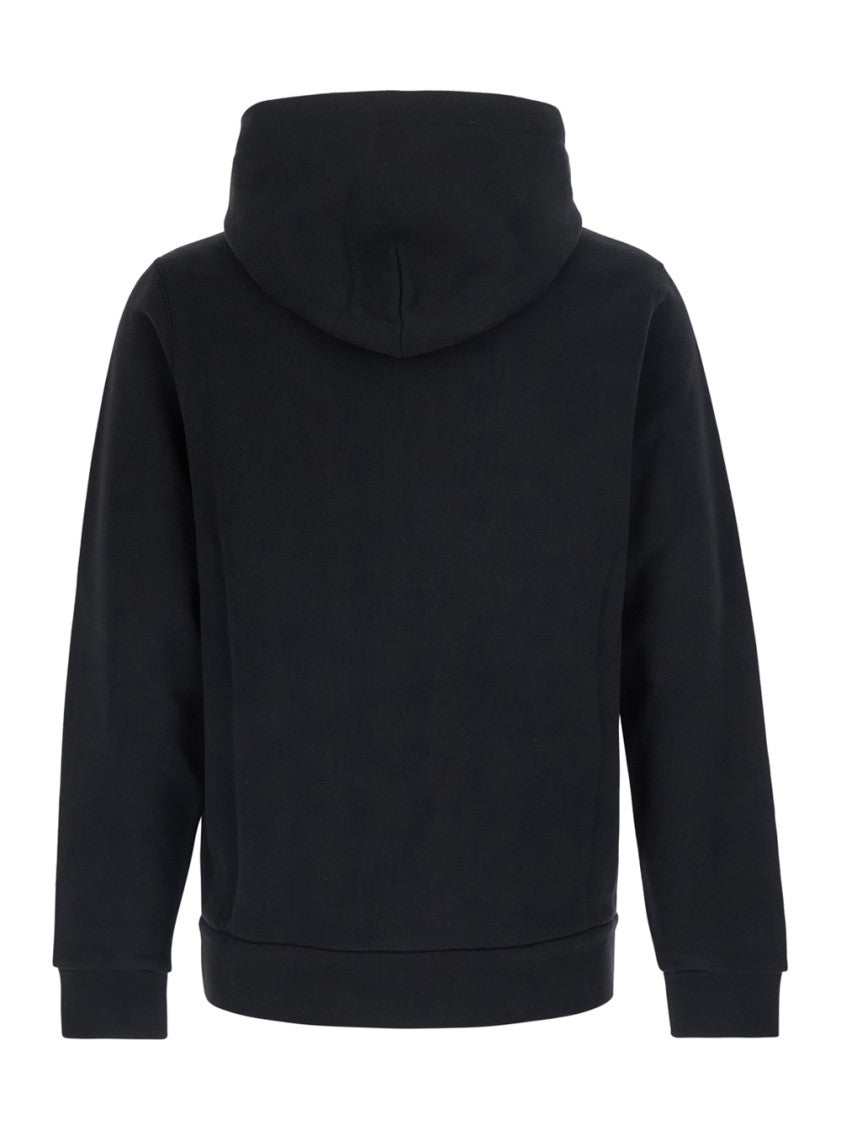 Black Regular Logo Hoodie 2