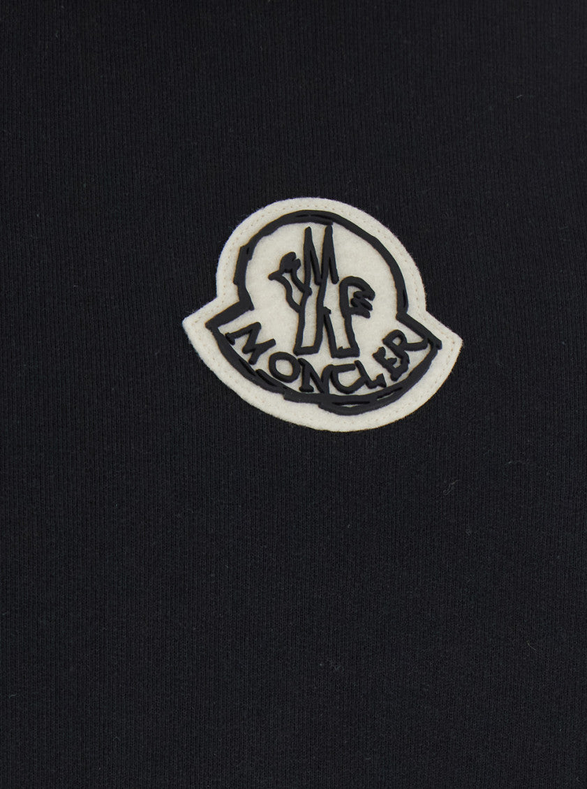 Black Regular Logo Hoodie 3