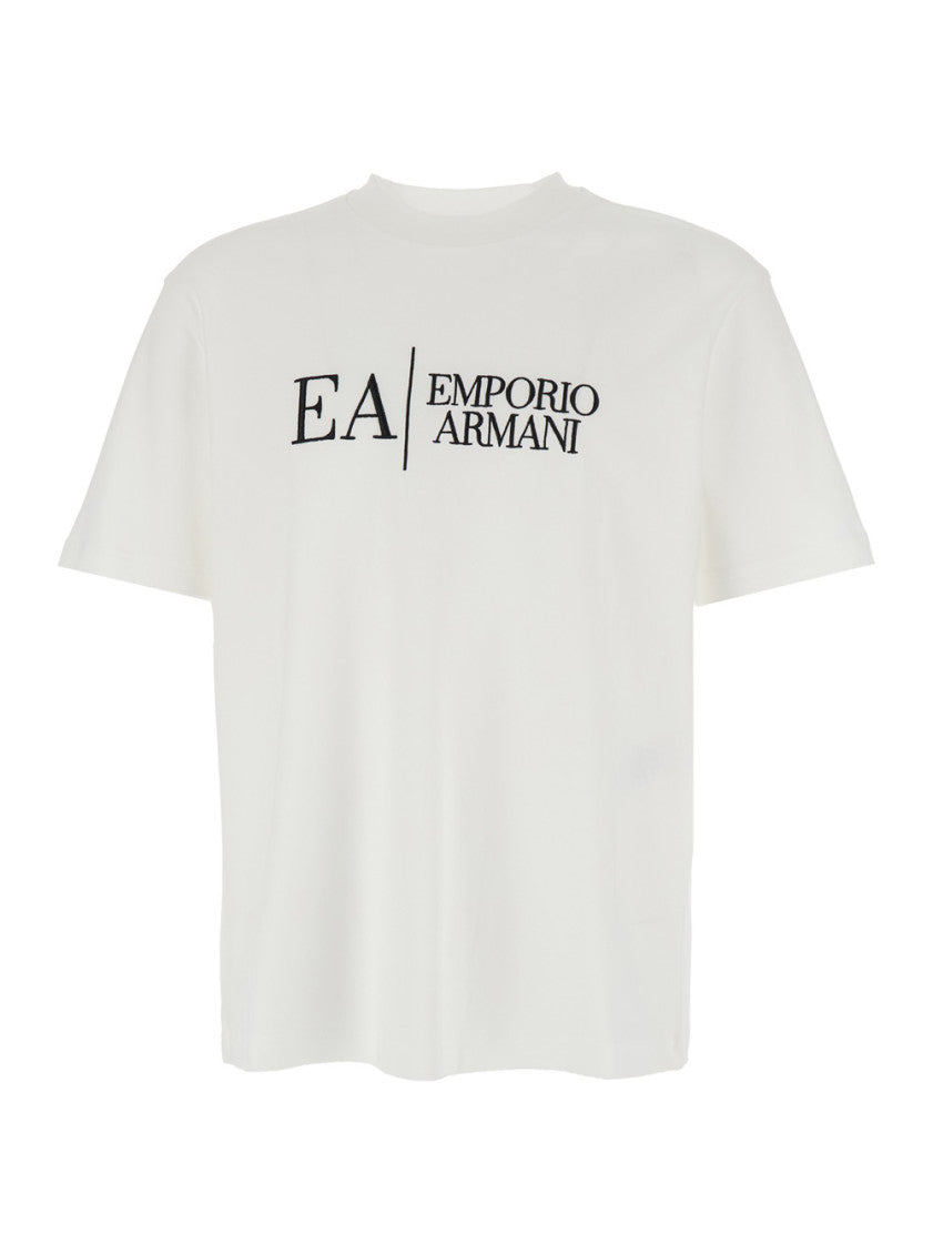 White Crew Neck T-Shirt 1
