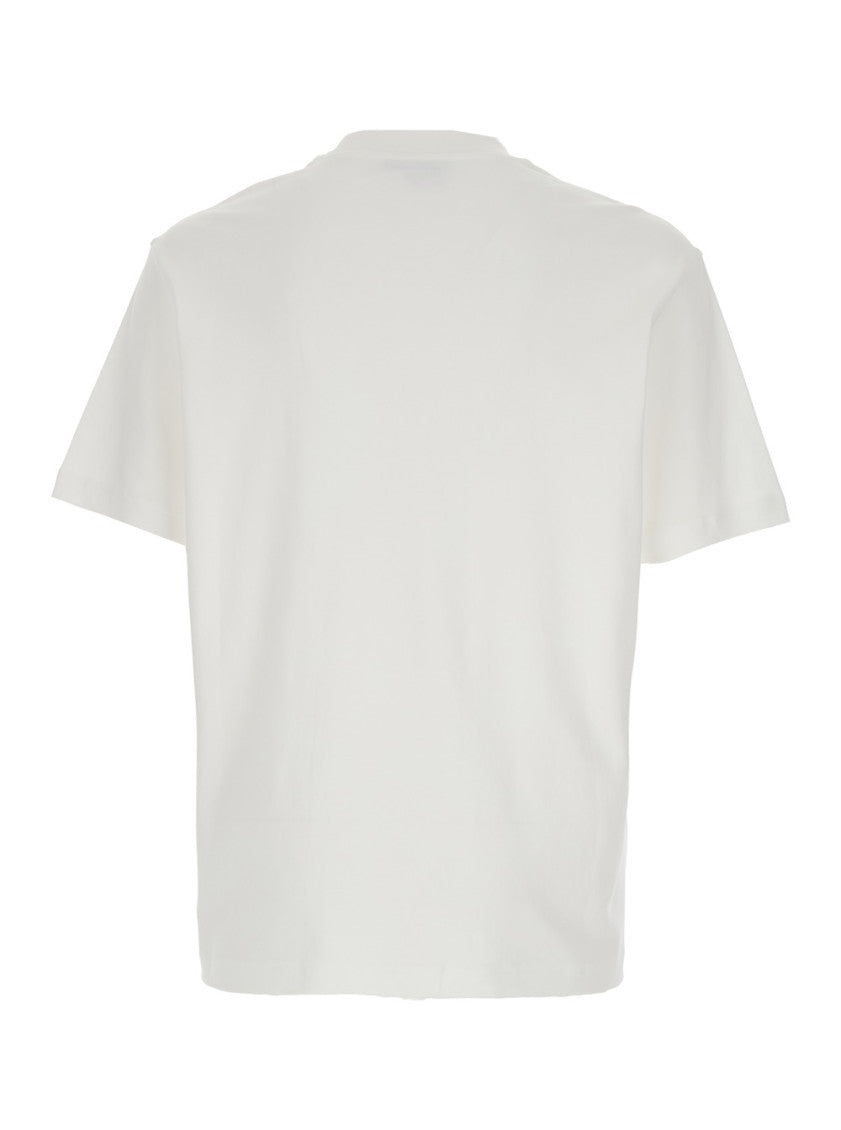 White Crew Neck T-Shirt 2