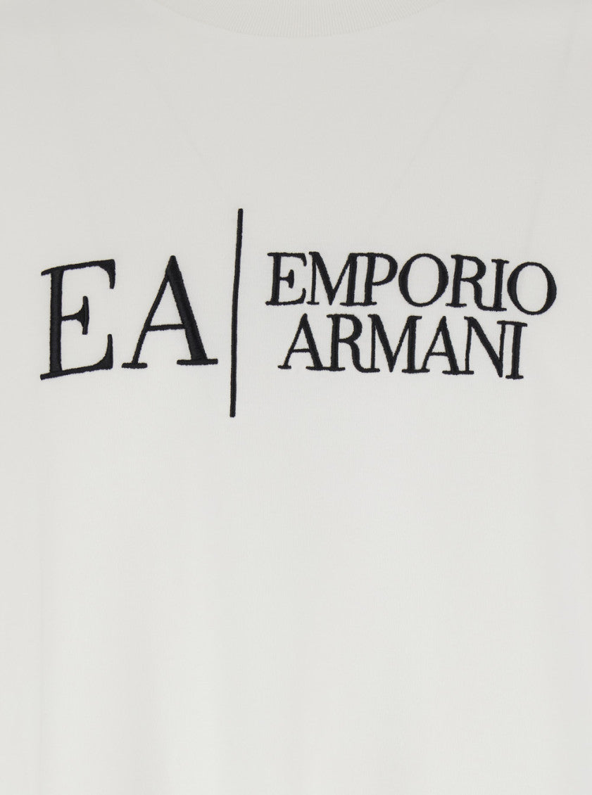 White Crew Neck T-Shirt 3