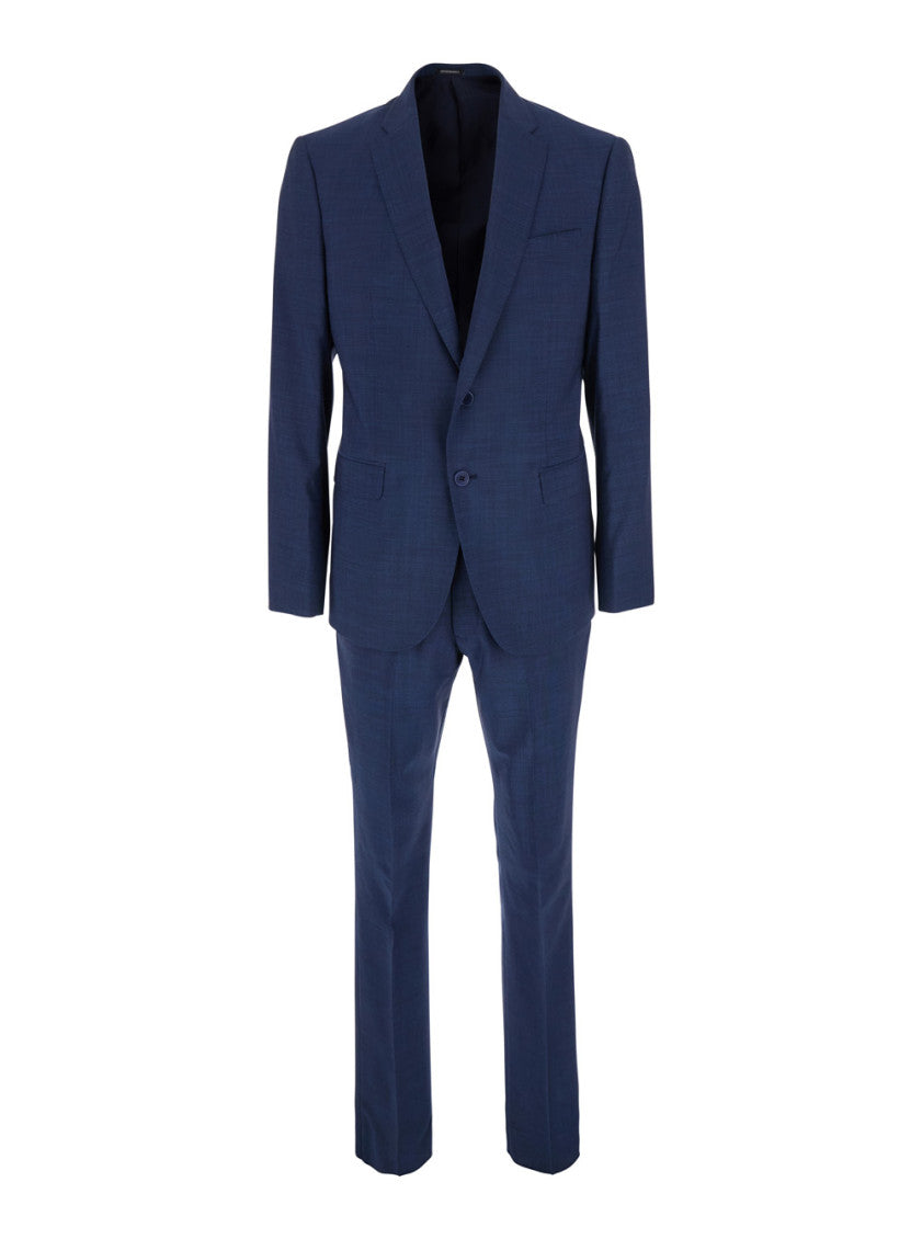 Navy Blue Single Breasted Suit 1