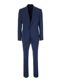 Navy Blue Single Breasted Suit 1