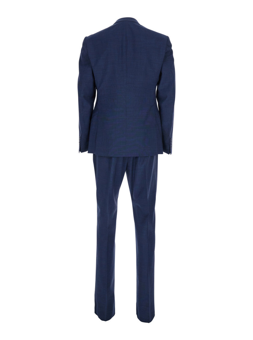 Navy Blue Single Breasted Suit 2