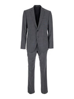 Grey Notched Lapel Suit 1
