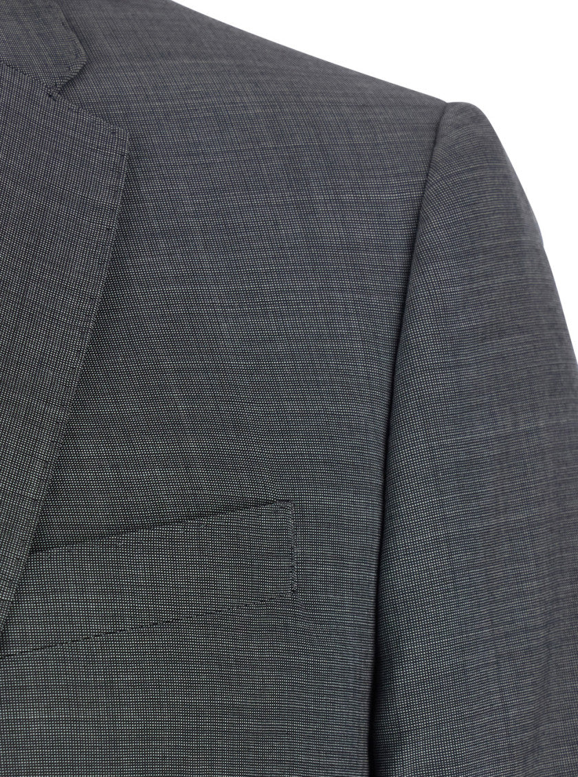 Grey Notched Lapel Suit 3