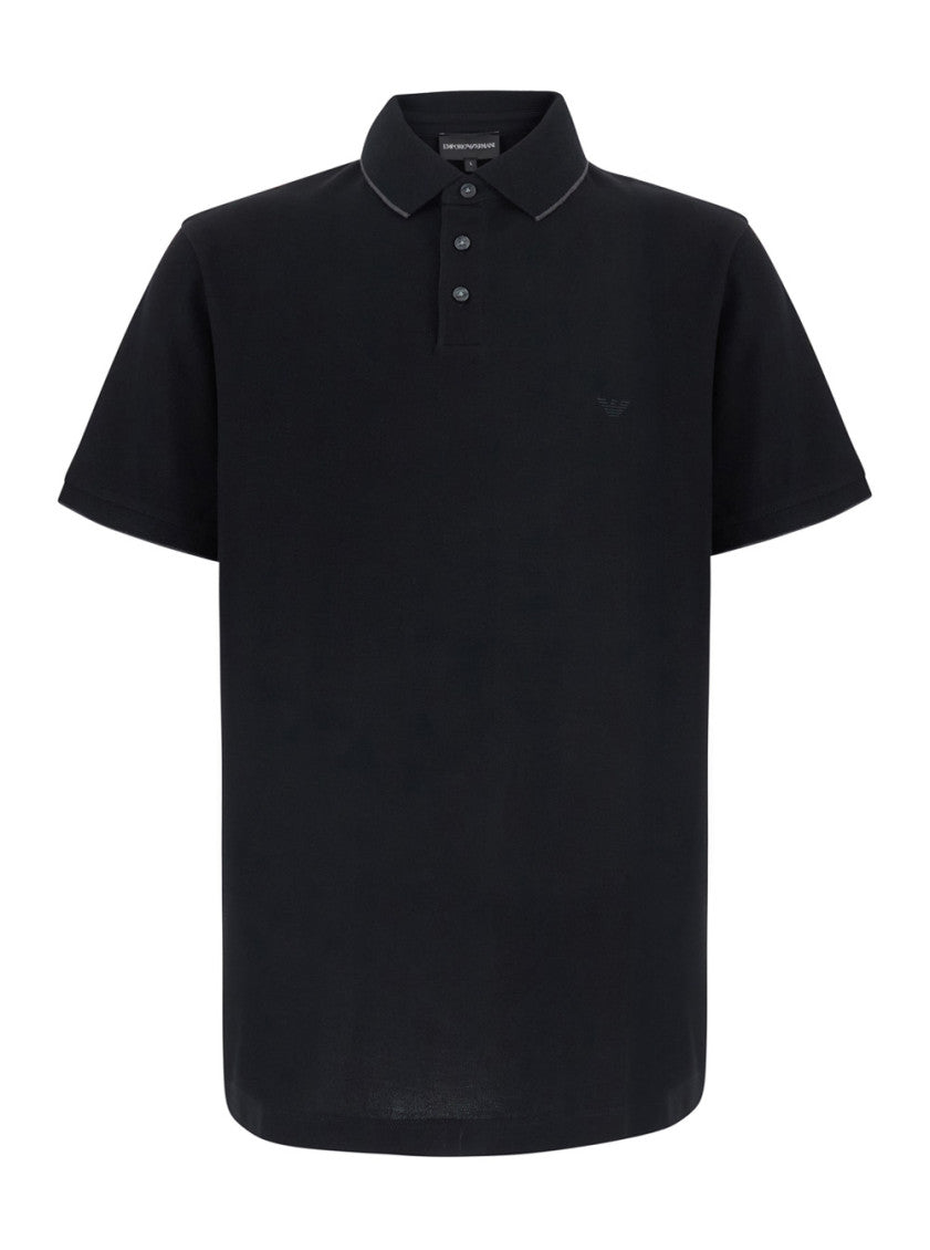 Black Shirt Collar Polo 1