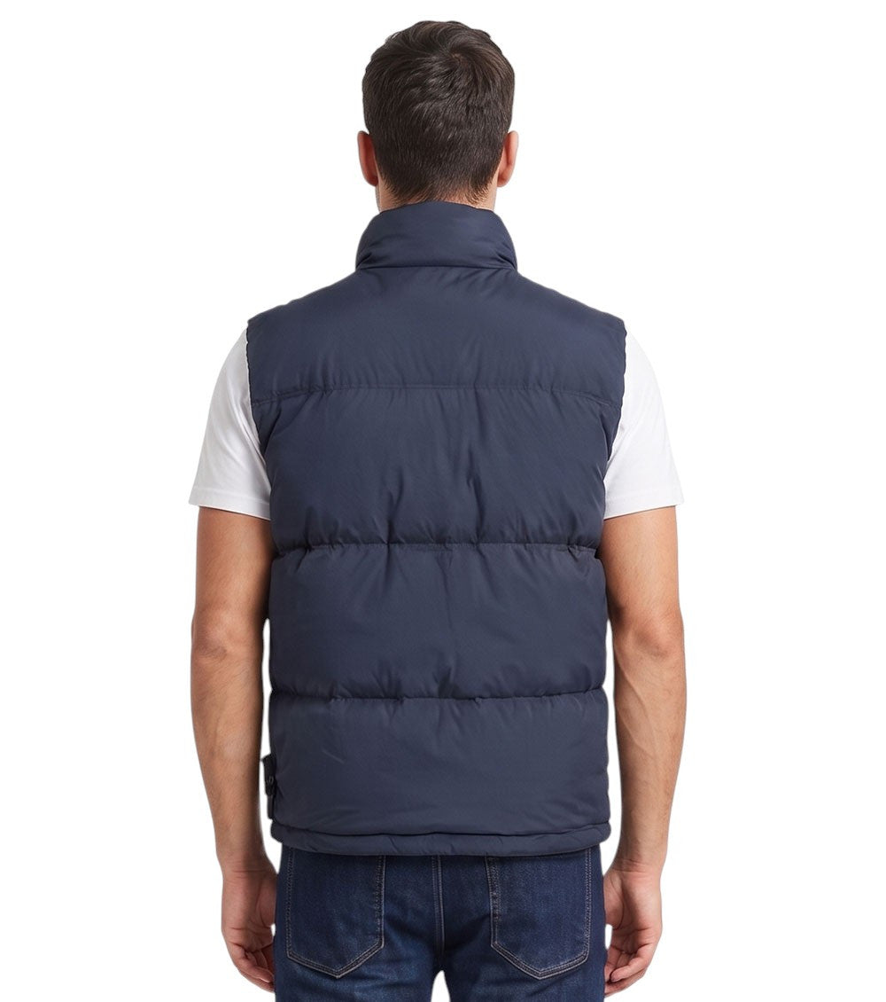 Navy Blue Sleeveless Jacket 2