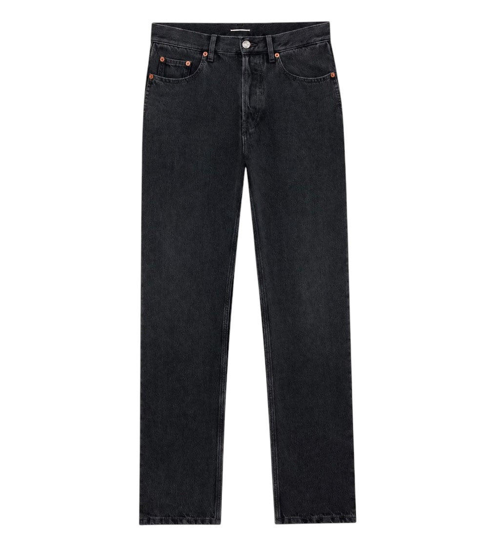 Black Slim Solid Jeans 1