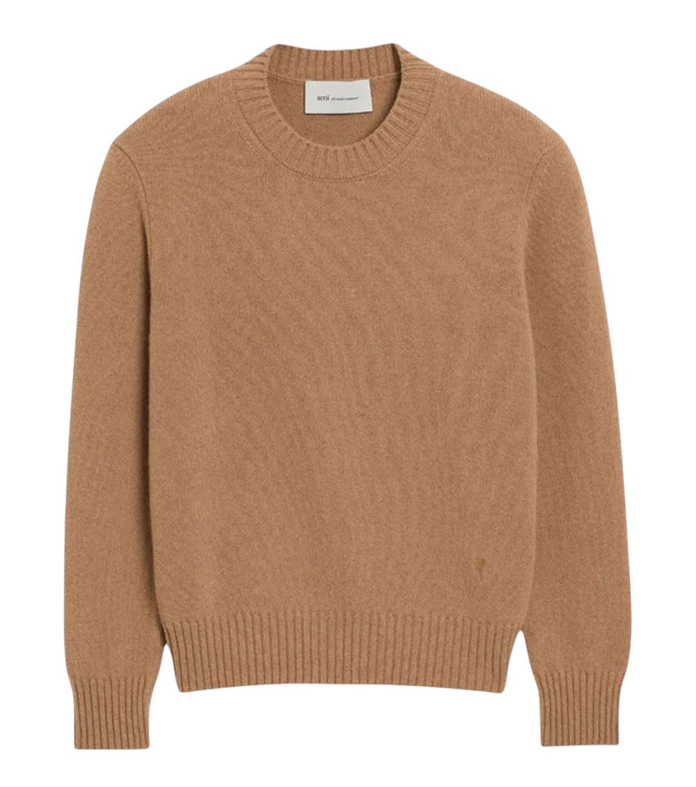 Beige Crew Neck Sweater 1