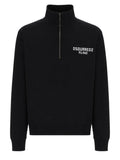 Black Half Zip Sweatshirt 1