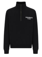 Black Half Zip Sweatshirt 1