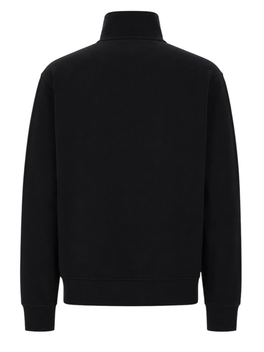 Black Half Zip Sweatshirt 2