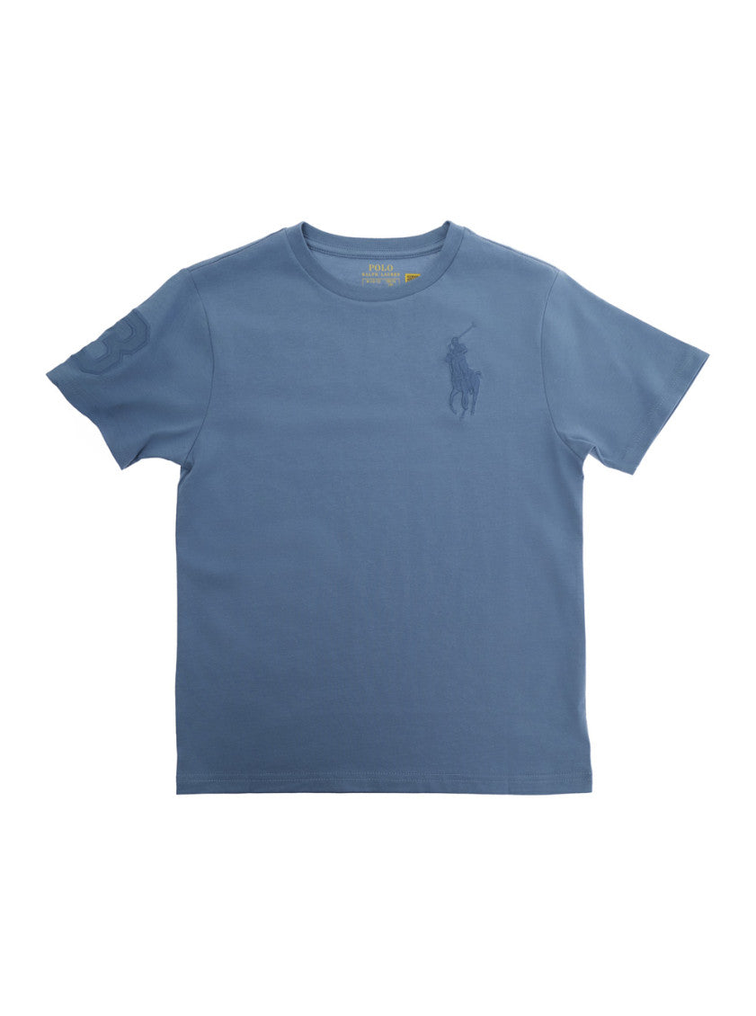 Boys Blue Cotton T-Shirt 1