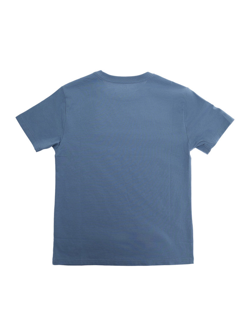 Boys Blue Cotton T-Shirt 2