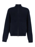 Navy Blue Knitted Cardigan 1