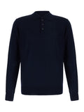 Navy Blue Polo Sweater 1