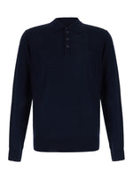 Navy Blue Polo Sweater 1