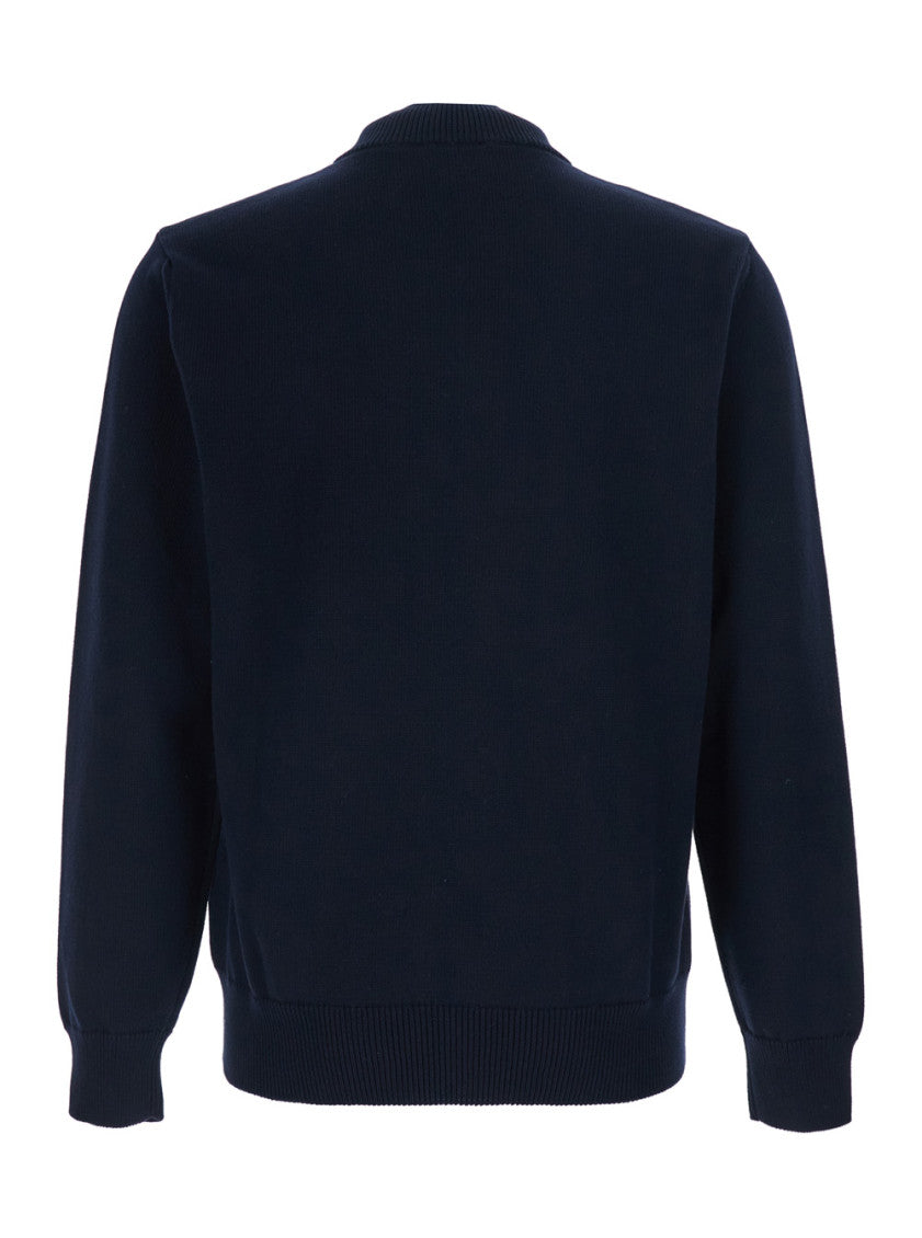 Blue Regular Logo Sweater 2