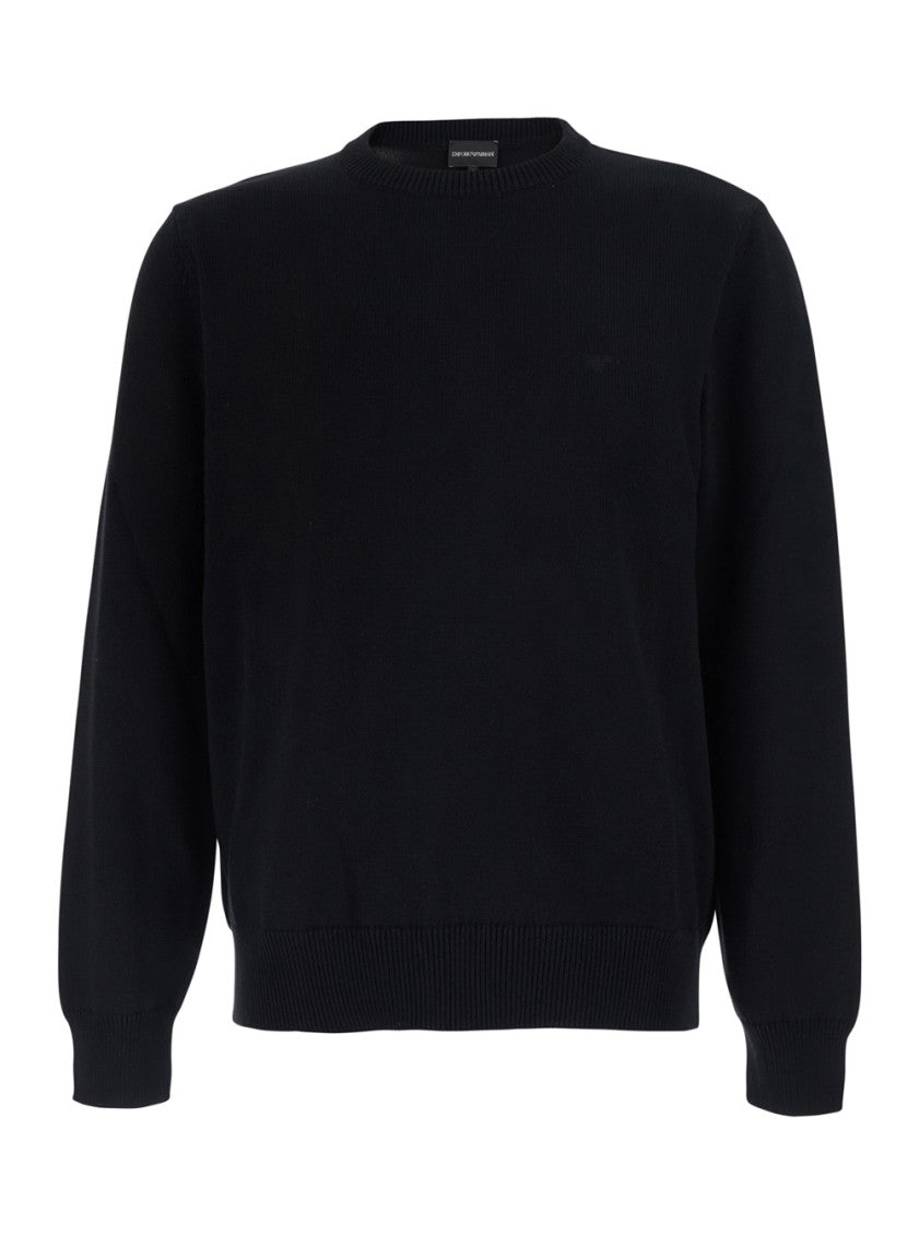 Black Crew Neck Sweater 1