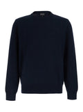 Navy Blue Crew Neck Sweater 1