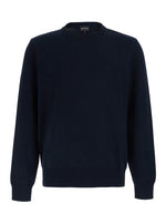 Navy Blue Crew Neck Sweater 1