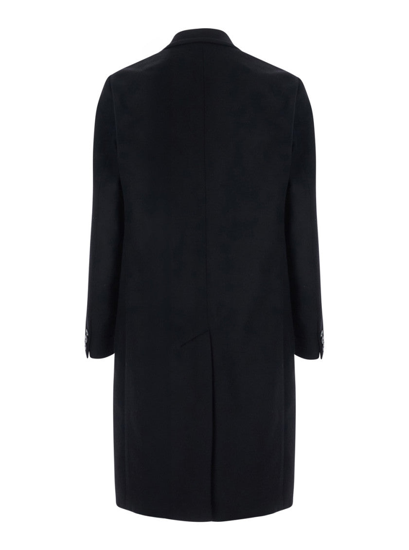 Black Double Breasted Coat 2