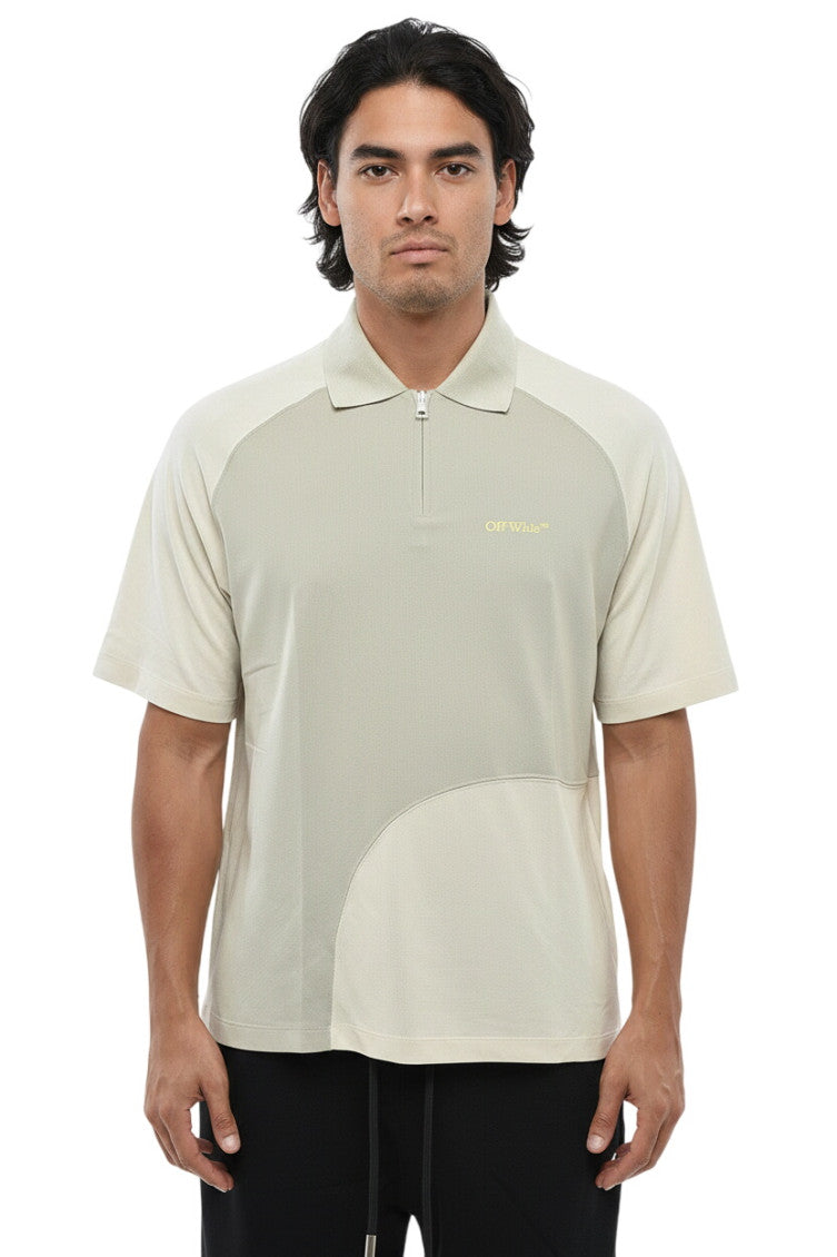 Beige Shirt Collar Polo 1