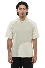 Beige Shirt Collar Polo 1
