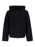 Black Regular Hooded Jacket 1