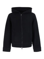 Black Regular Hooded Jacket 1