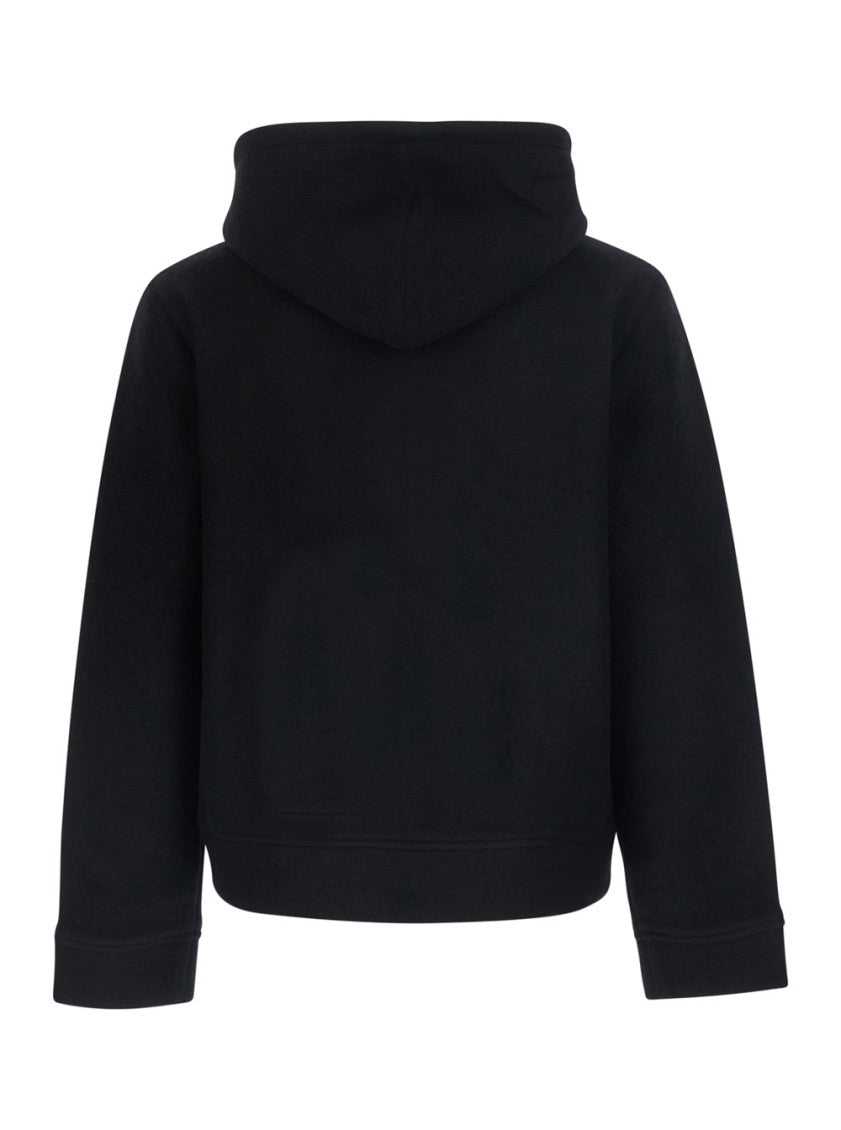 Black Regular Hooded Jacket 2