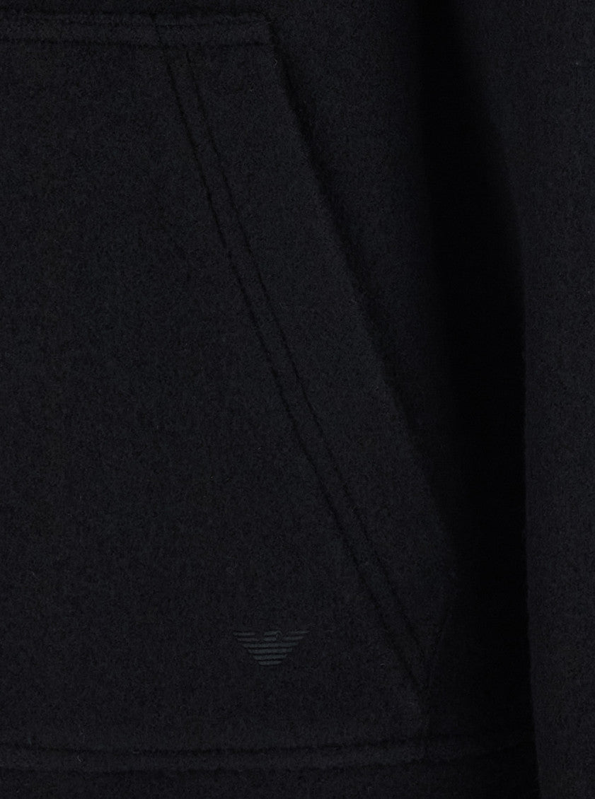 Black Regular Hooded Jacket 3