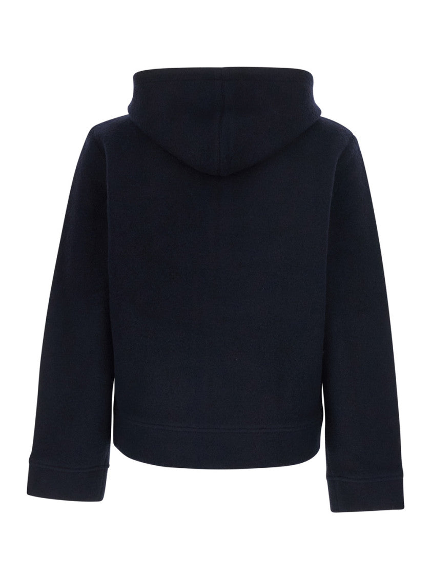 Blue Regular Hooded Jacket 2