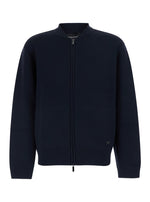 Blue Zip-Up Cardigan 1