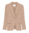 Light Brown Notched Lapel Blazer 1