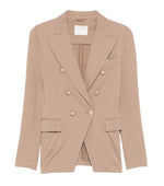 Light Brown Notched Lapel Blazer 1
