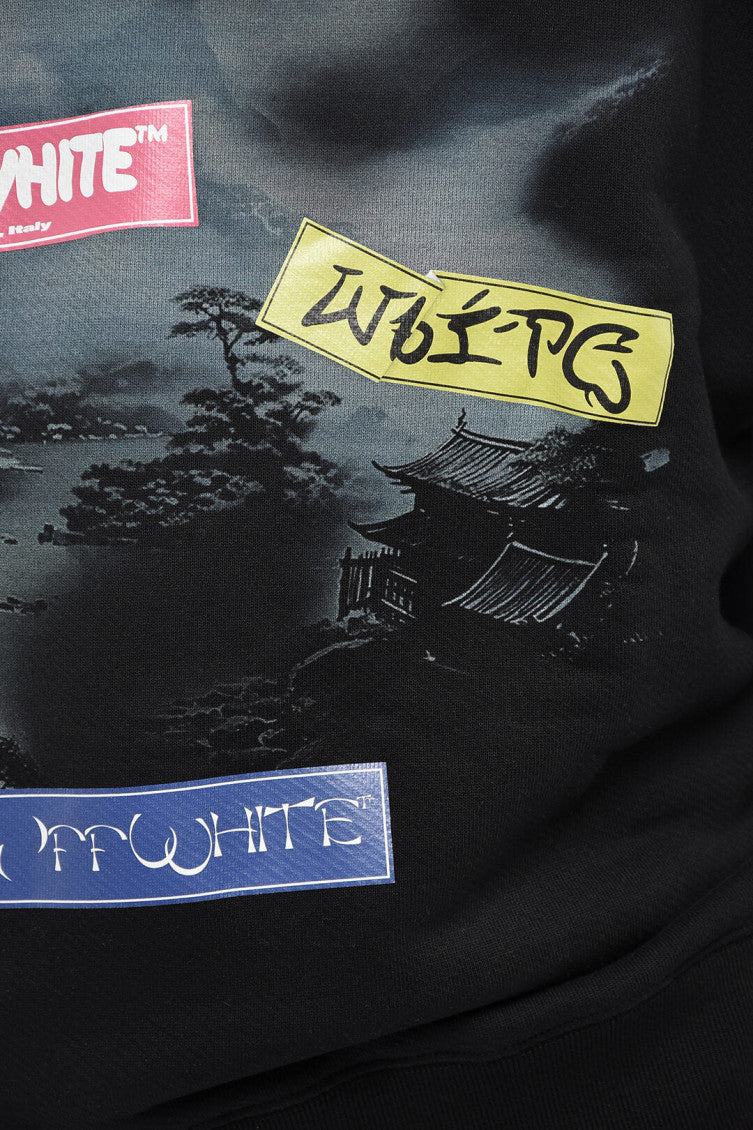 Black Graphic Logo Sweatshirt 4