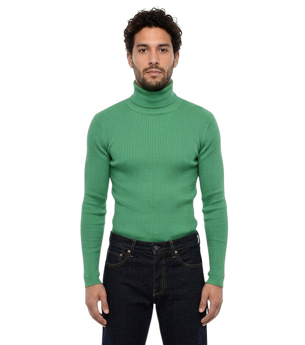 Green Turtle Neck Sweater 1