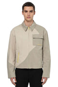 Beige Shirt Collar Jacket 1