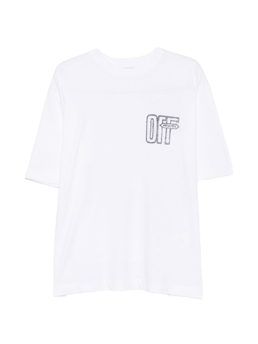 White Relaxed Logo T-Shirt 1