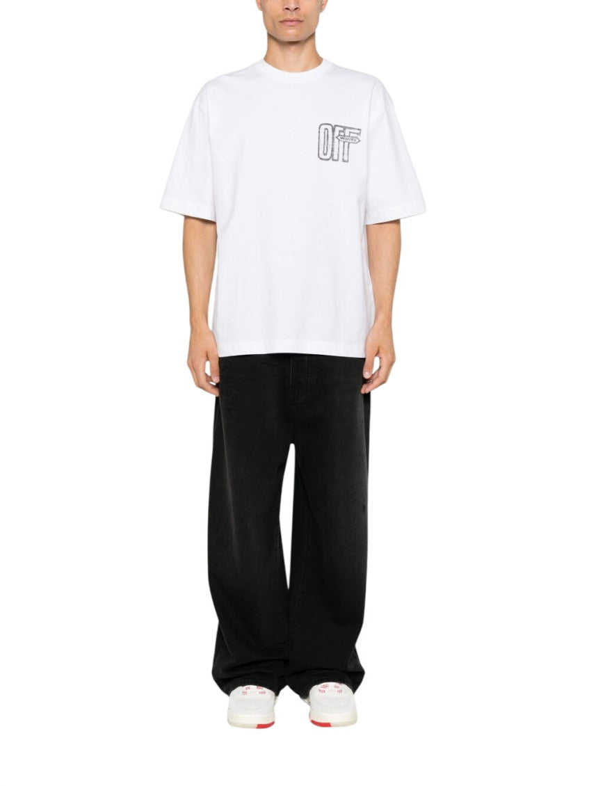 White Relaxed Logo T-Shirt 2