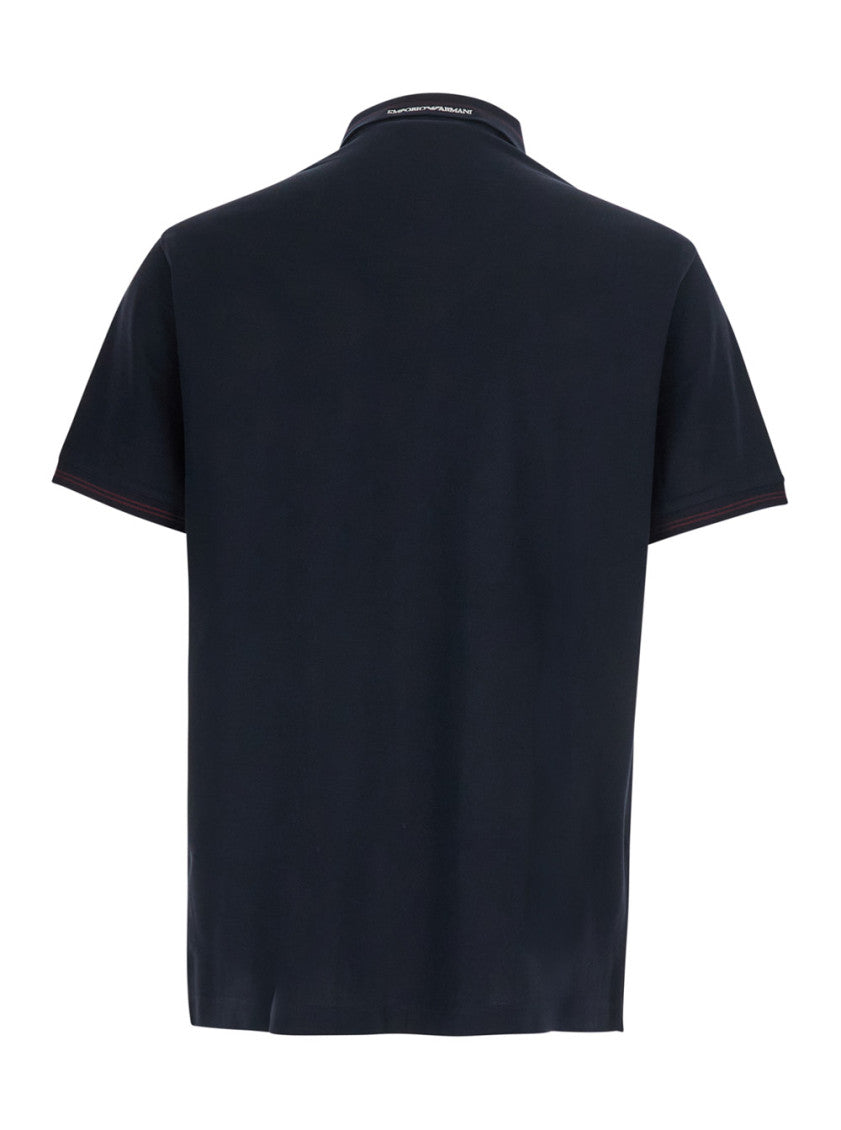 Navy Blue Logo Polo 2