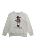 Boys White Printed Sweatshirt 1