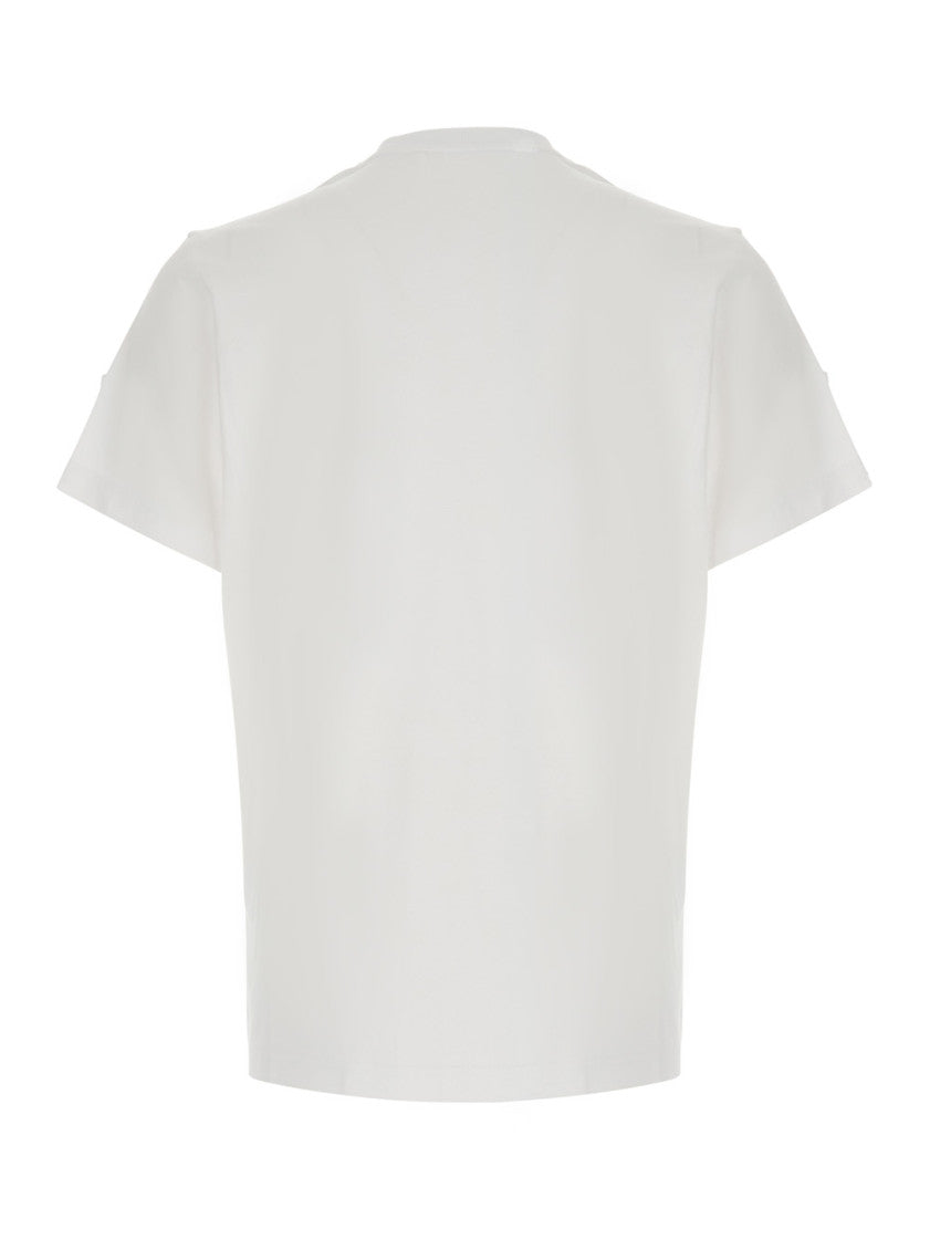 White Crew Neck T-Shirt 2