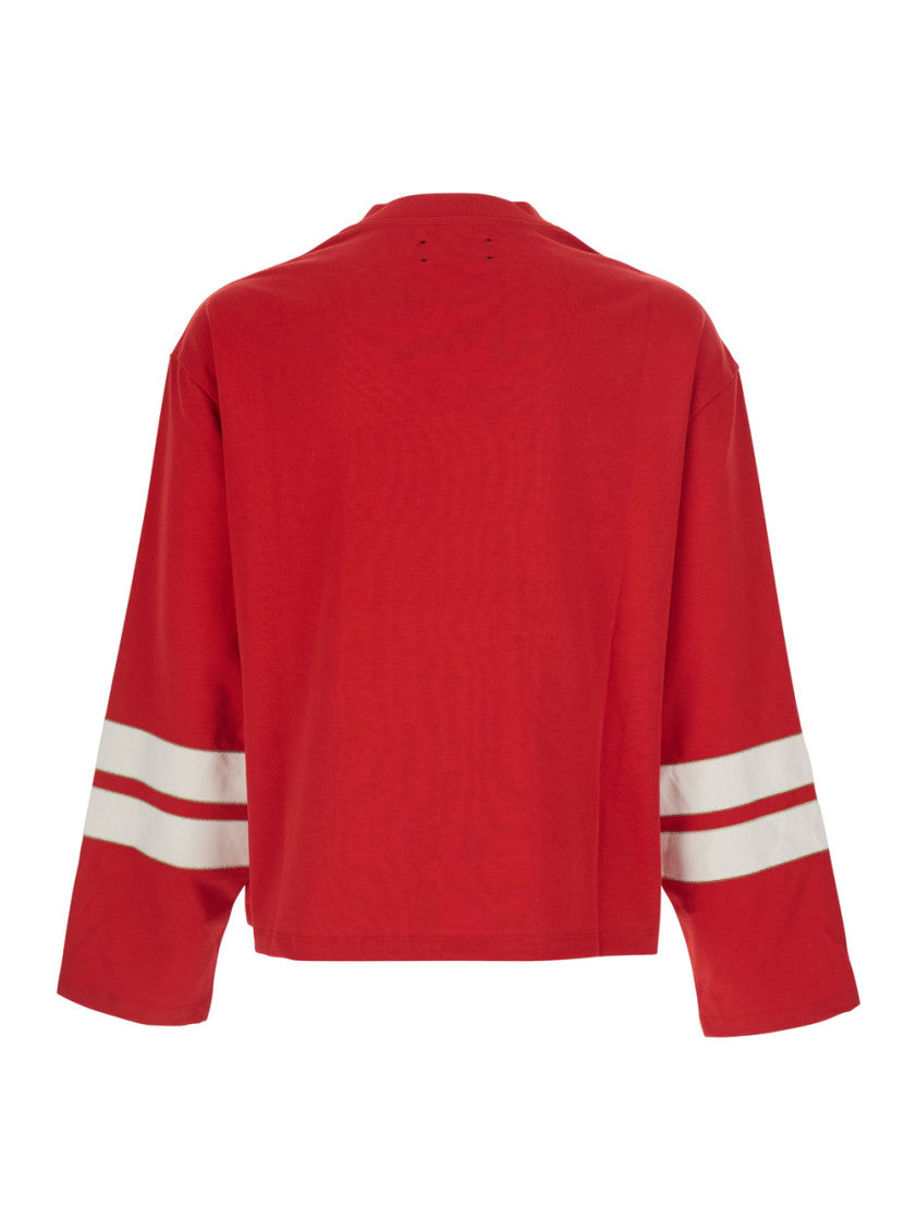 Red Full Sleeves T-Shirt 2