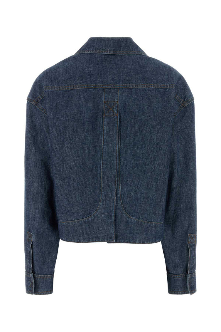 Blue Shirt Collar Jacket 2