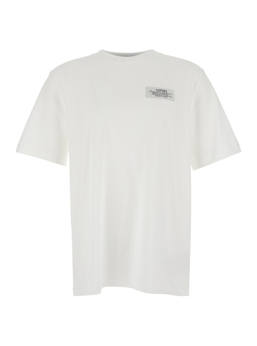 White Crew Neck T-Shirt 1