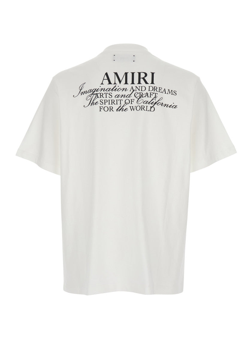 White Crew Neck T-Shirt 2